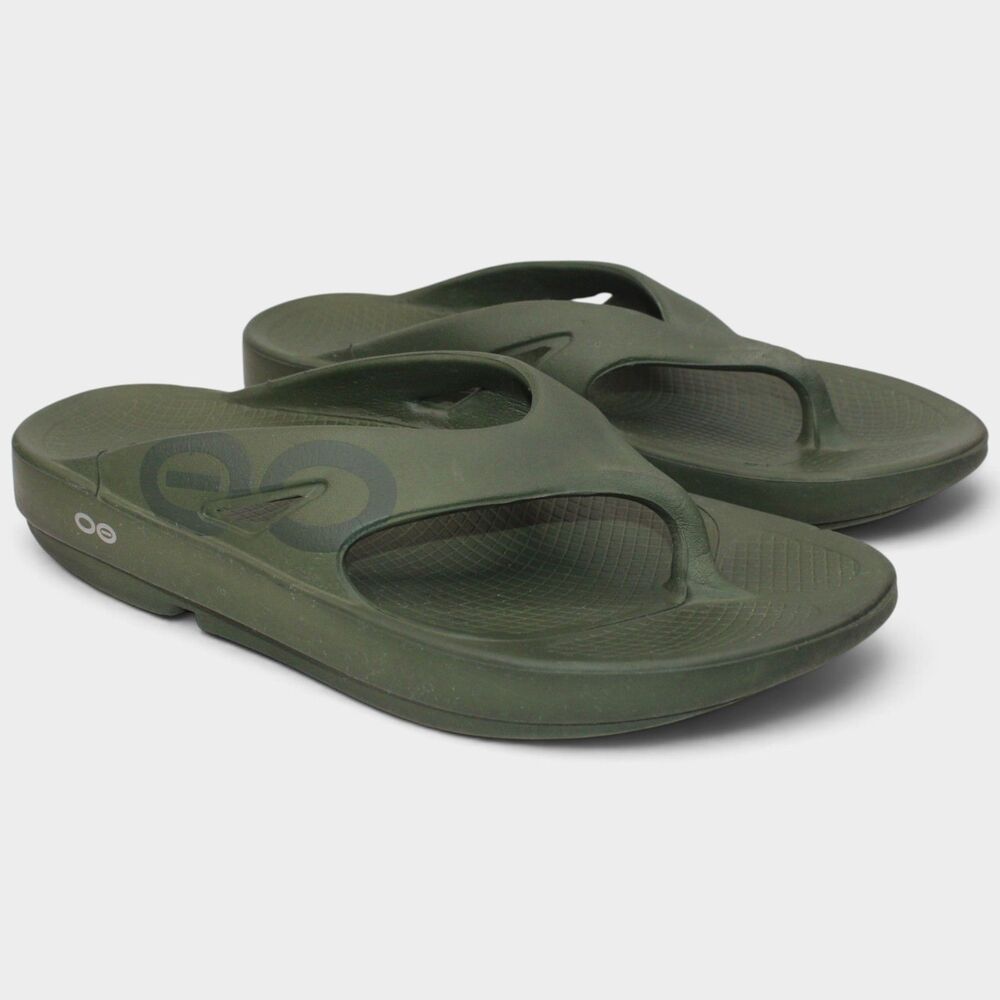 OOFOS OOriginal Sport Tactical Green Recovery Sandals M9 W11 EU 42